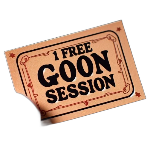 peach-colored, card, featuring, text transparent PNG cut-out
