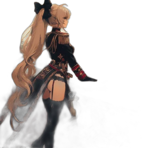 dress, staff, sword, weapon transparent PNG cut-out