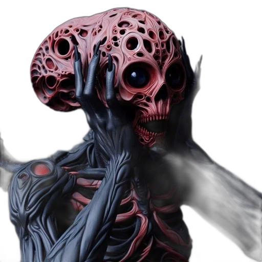 mask, creature, robot, face transparent PNG cut-out