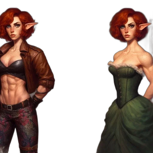 concept art, fantasy art, pixel art, comic book art transparent PNG cut-out