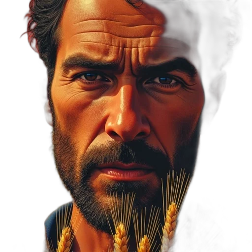 face, mask, weapon, staff transparent PNG cut-out