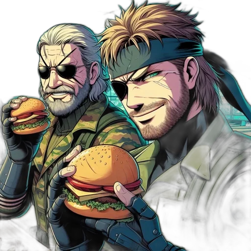 food, concept art, comic book art, pixel art transparent PNG cut-out