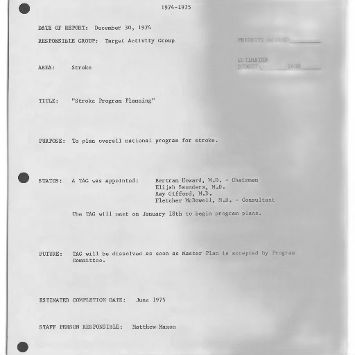document, 1974-1975, titled, stroke transparent PNG cut-out