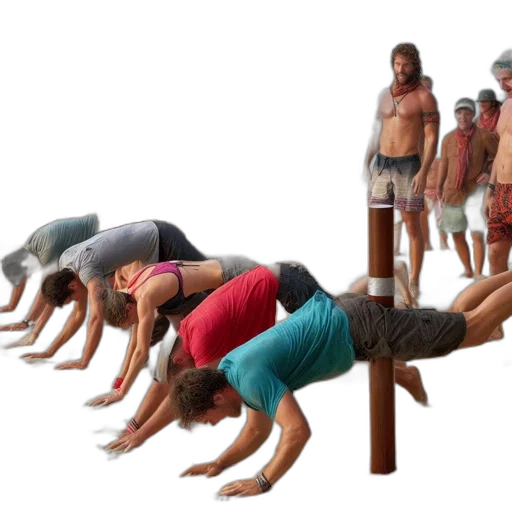 group, people, engage, unidentified transparent PNG cut-out