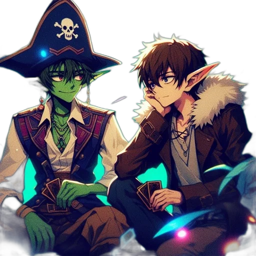 staff, fantasy art, anime, pixel art transparent PNG cut-out
