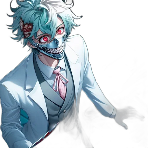 mask, creature, face, staff transparent PNG cut-out