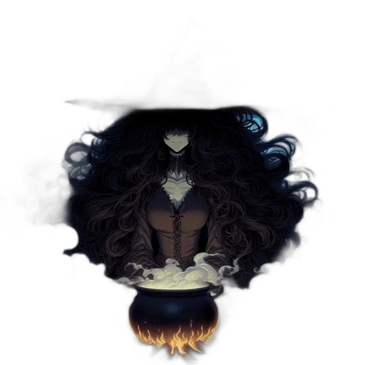 hair, mask, crown, creature transparent PNG cut-out