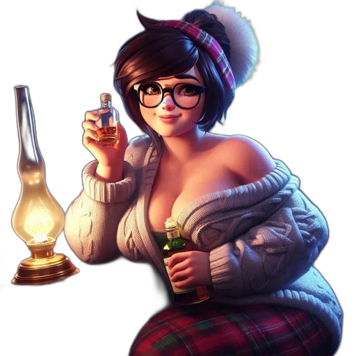dress, staff, weapon, bottle transparent PNG cut-out