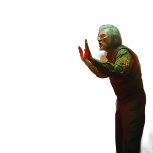 staff, creature, jacket, robot transparent PNG cut-out
