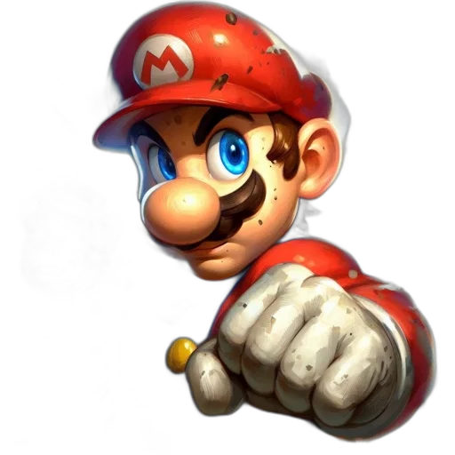 weapon, staff, face, hat transparent PNG cut-out