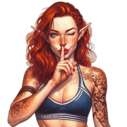 dress, fantasy art, pixel art, comic book art transparent PNG cut-out