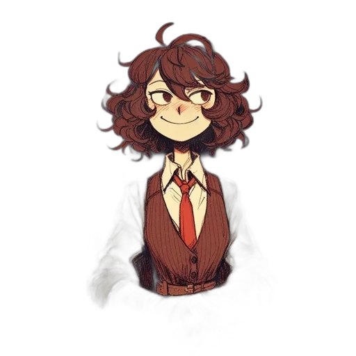 staff, hair, creature, face transparent PNG cut-out