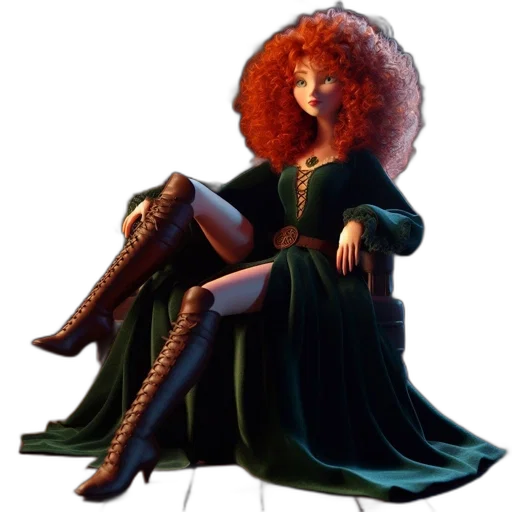 dress, staff, fantasy art, concept art transparent PNG cut-out