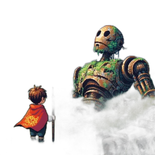 robot, concept art, fantasy art, 3d render transparent PNG cut-out