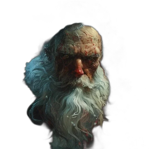 face, mask, creature, staff transparent PNG cut-out