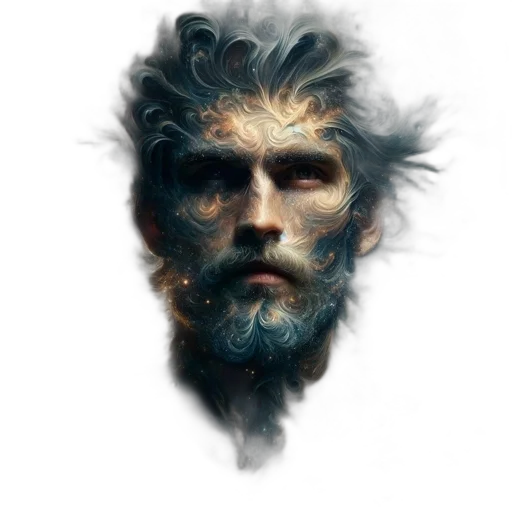 face, hair, mask, dragon transparent PNG cut-out