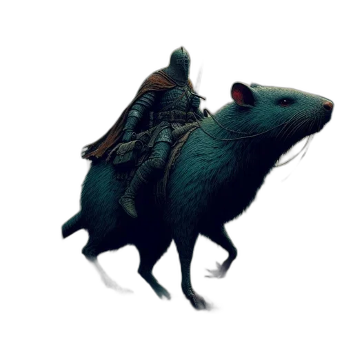 animal, creature, dragon, hair transparent PNG cut-out