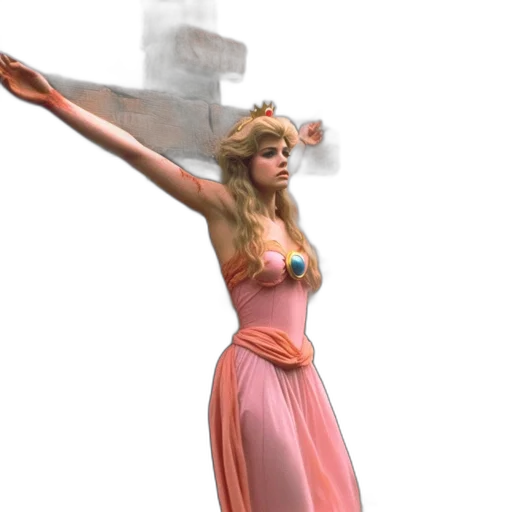 dress, sword, staff, concept art transparent PNG cut-out