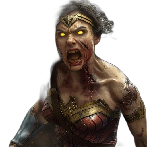 face, concept art, fantasy art, comic book art transparent PNG cut-out