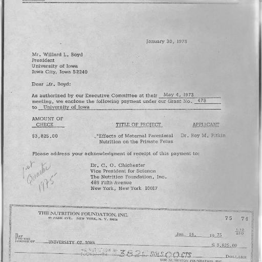 letter, january, 1975, addressed transparent PNG cut-out