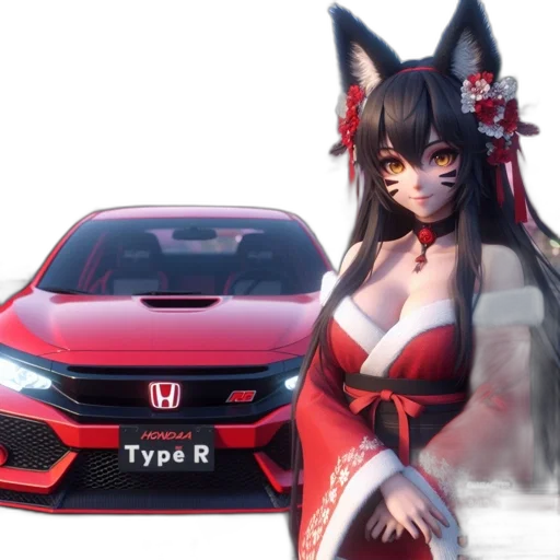 car, anime, concept art, fantasy art transparent PNG cut-out