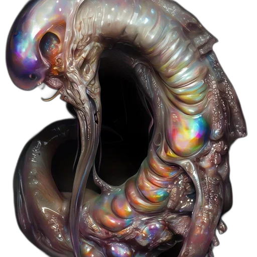creature, mask, face, hair transparent PNG cut-out