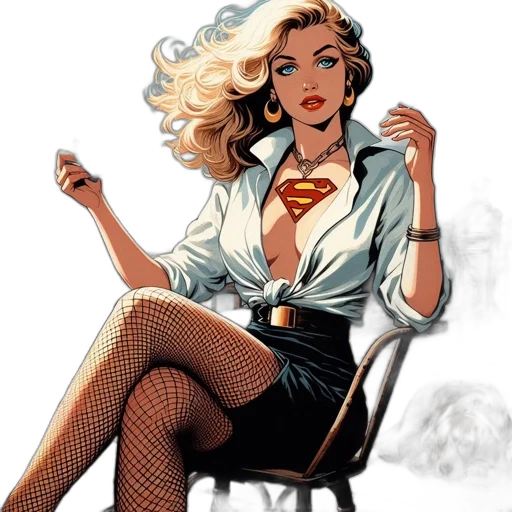comic book art, cartoon, concept art, fantasy art transparent PNG cut-out