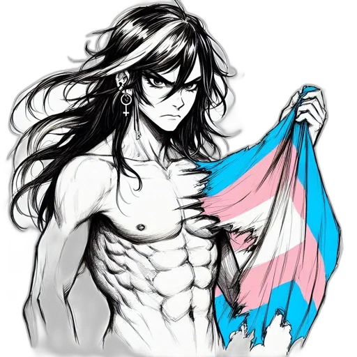 cartoon, vaporwave, concept art, anime transparent PNG cut-out