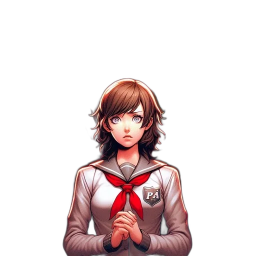staff, jacket, face, weapon transparent PNG cut-out