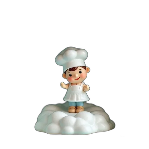 food, staff, hat, 3d render transparent PNG cut-out