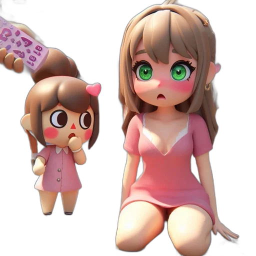 creature, staff, 3d render, concept art transparent PNG cut-out