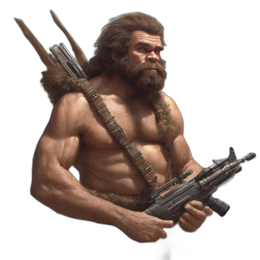 weapon, animal, staff, creature transparent PNG cut-out