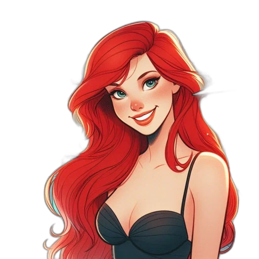 dress, cartoon, fantasy art, watercolor transparent PNG cut-out