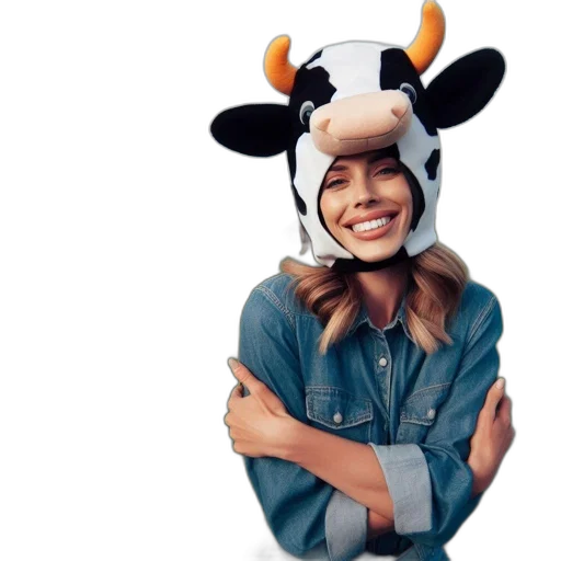 animal, mask, cartoon, woman transparent PNG cut-out
