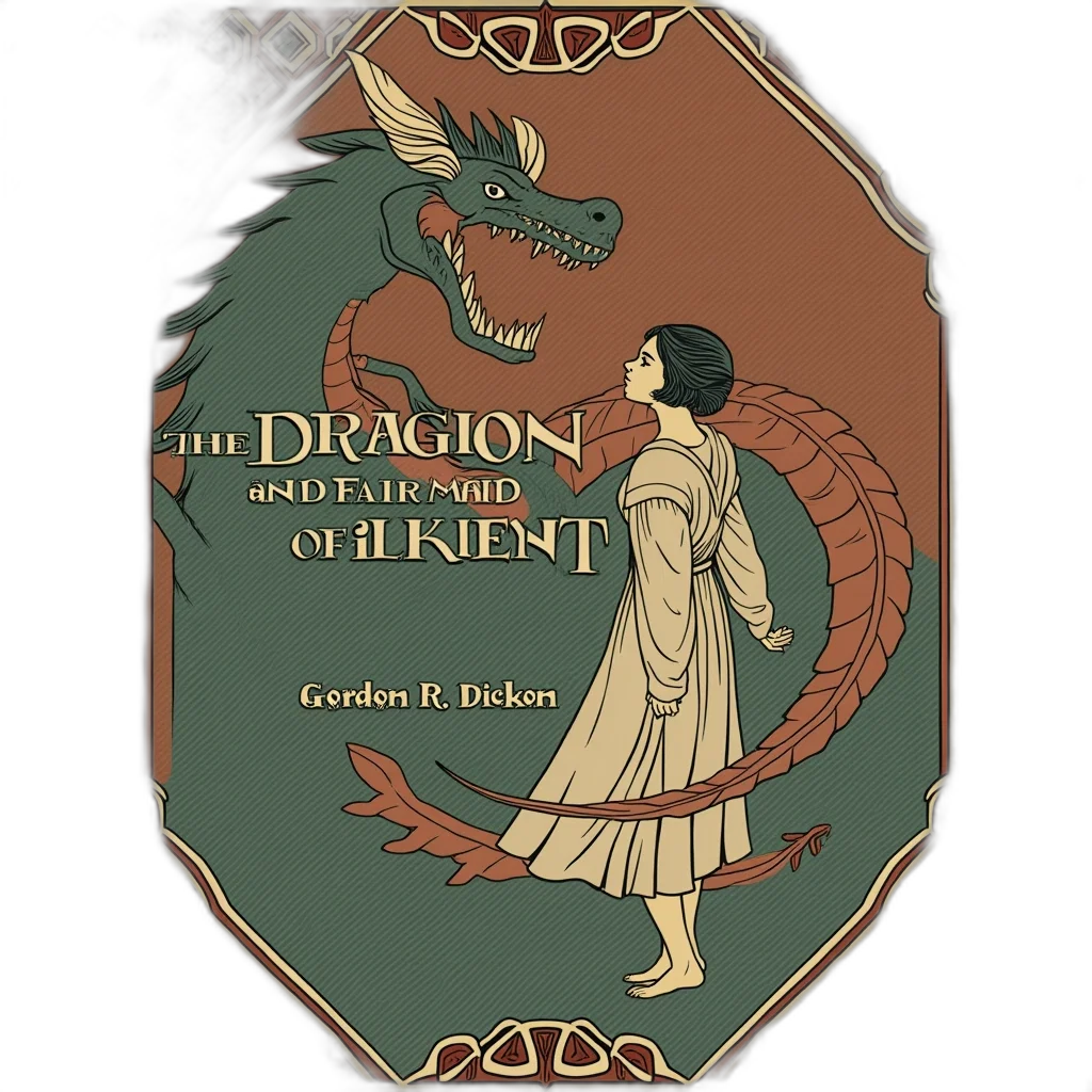 dragon, cover, audiobook, fair transparent PNG cut-out