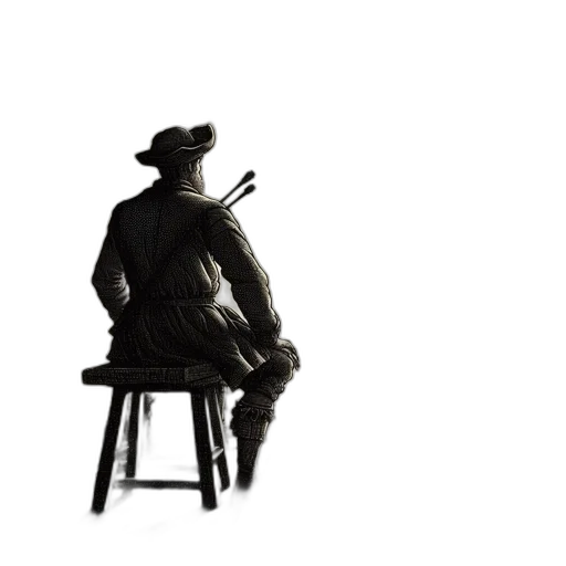 hat, jacket, furniture, staff transparent PNG cut-out