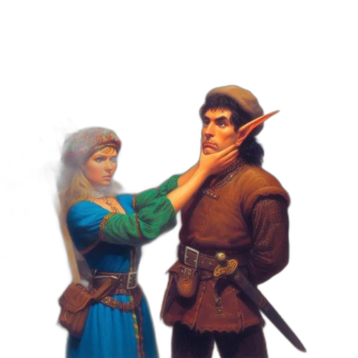 staff, sword, weapon, crown transparent PNG cut-out