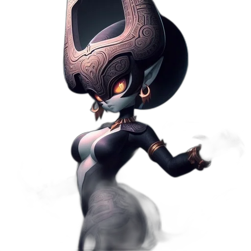 mask, robot, creature, dress transparent PNG cut-out