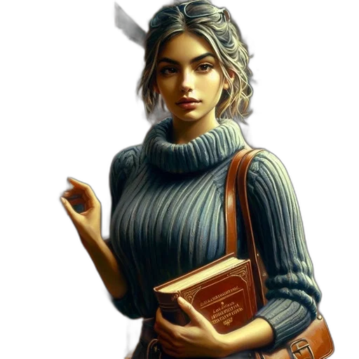 staff, face, weapon, fantasy art transparent PNG cut-out