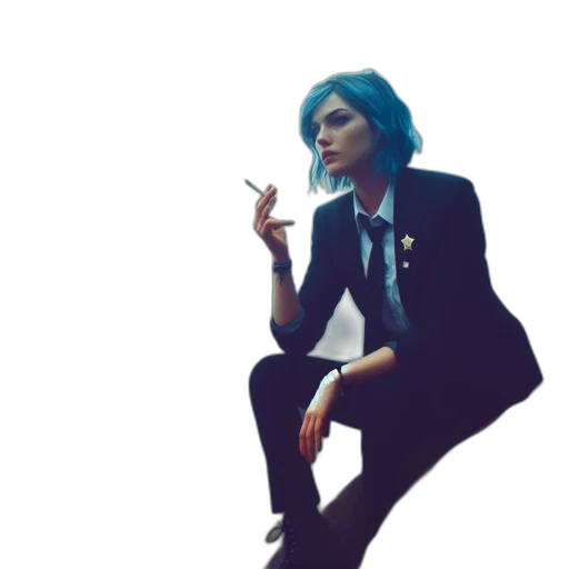 jacket, staff, umbrella, concept art transparent PNG cut-out