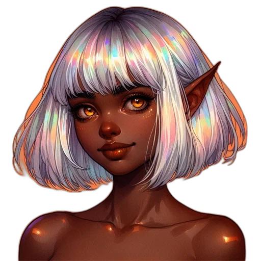 fantasy art, concept art, pixel art, anime transparent PNG cut-out