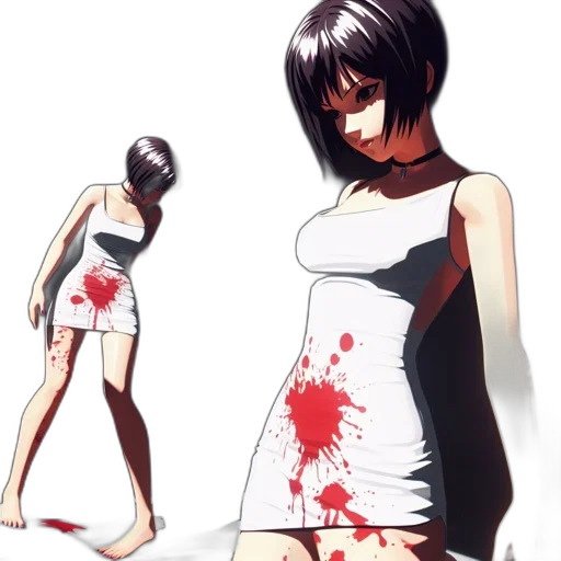 dress, weapon, concept art, comic book art transparent PNG cut-out