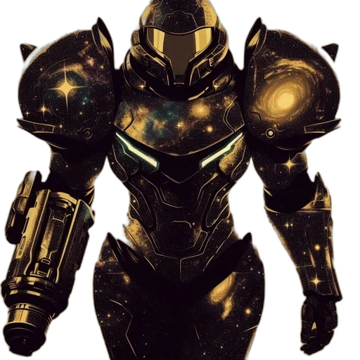 robot, weapon, concept art, 3d render transparent PNG cut-out