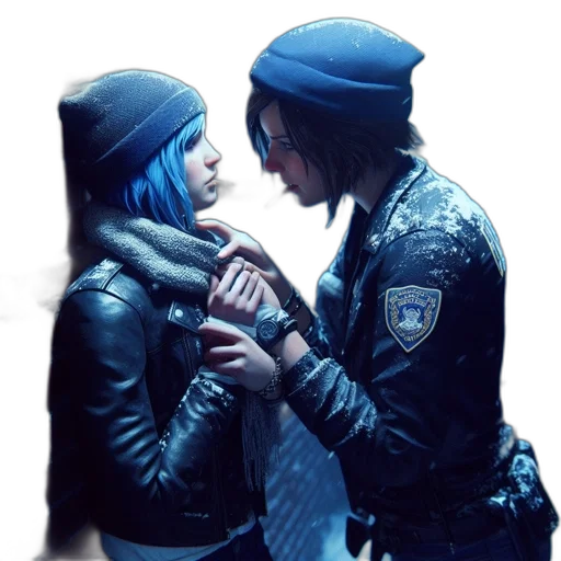 jacket, cyberpunk, concept art, photorealistic transparent PNG cut-out
