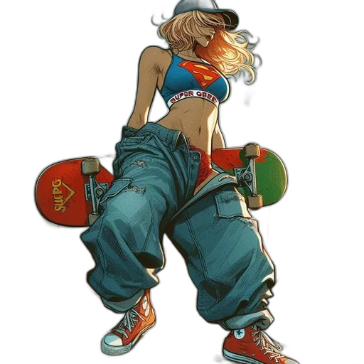concept art, comic book art, cartoon, anime transparent PNG cut-out