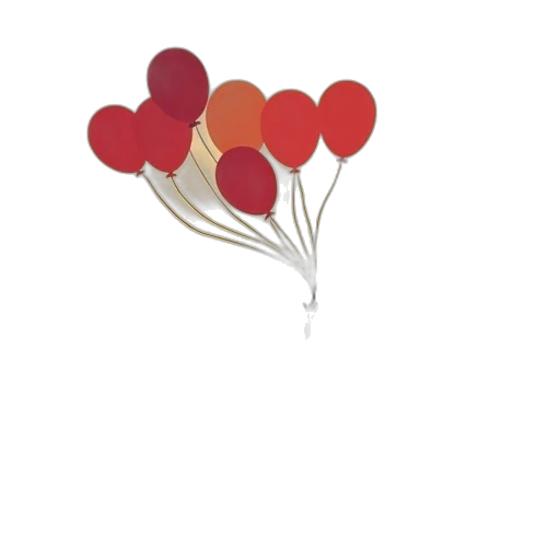 staff, umbrella, jewelry, 3d render transparent PNG cut-out