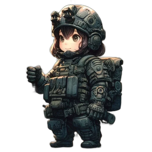 weapon, robot, jacket, animal transparent PNG cut-out
