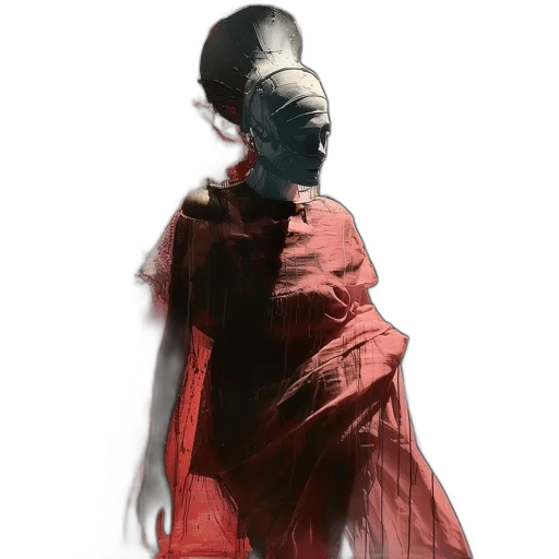 dress, mask, creature, face transparent PNG cut-out