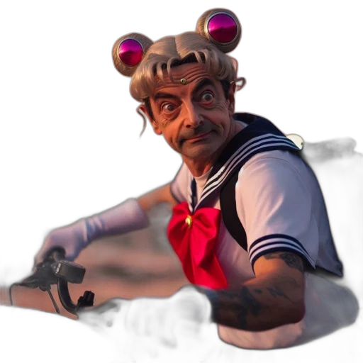 staff, face, weapon, creature transparent PNG cut-out
