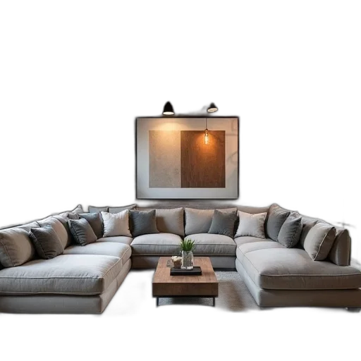furniture, 3d render, photorealistic, concept art transparent PNG cut-out